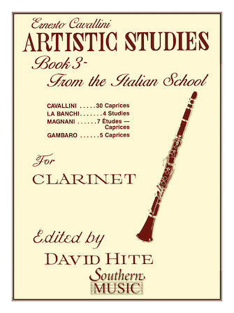 Hite - Artistic Studies from the Italian School for Clarinet