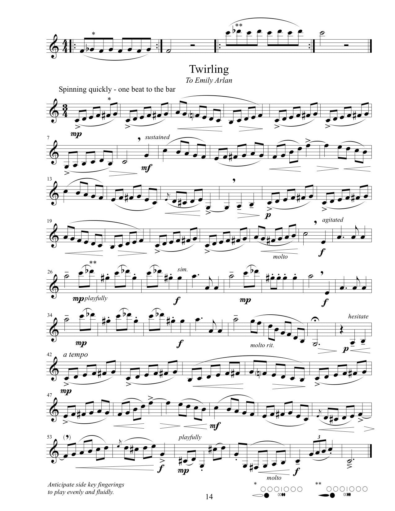 Denny-Chambers - Finger Fitness Etudes for Clarinet, Book 1