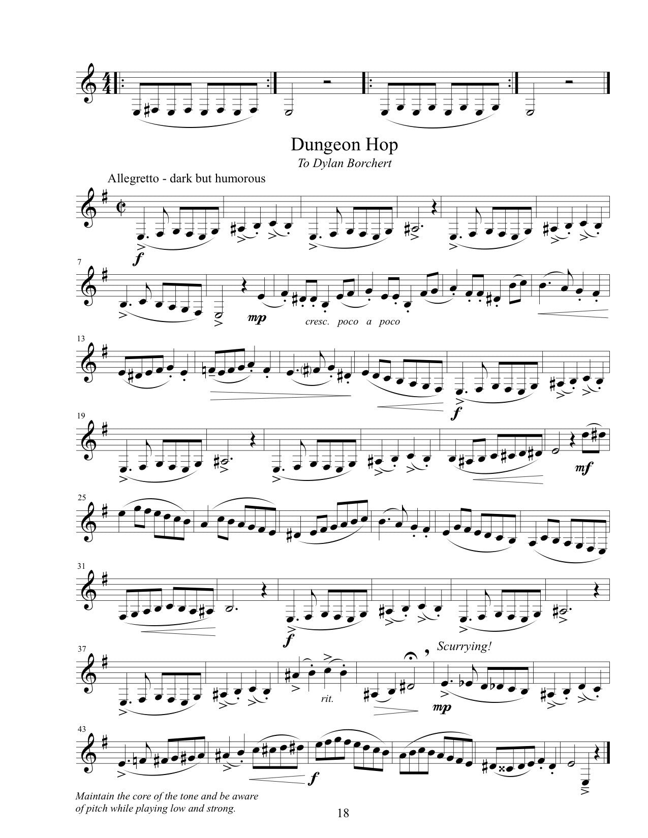 Denny-Chambers - Finger Fitness Etudes for Clarinet, Book 1