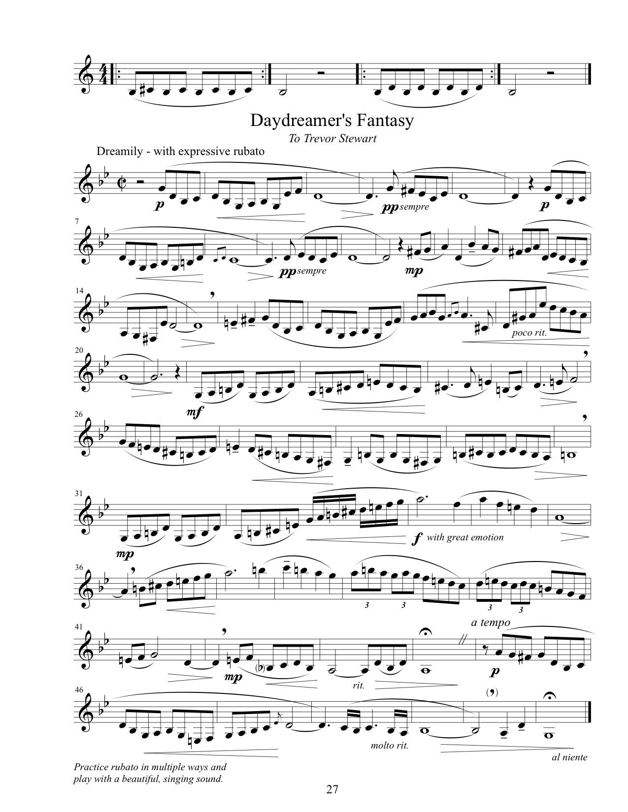 Denny-Chambers - Finger Fitness Etudes for Clarinet, Book 1