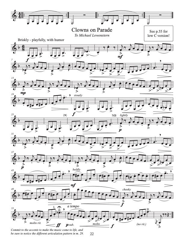 Denny-Chambers - Finger Fitness Etudes for Clarinet, Book 2
