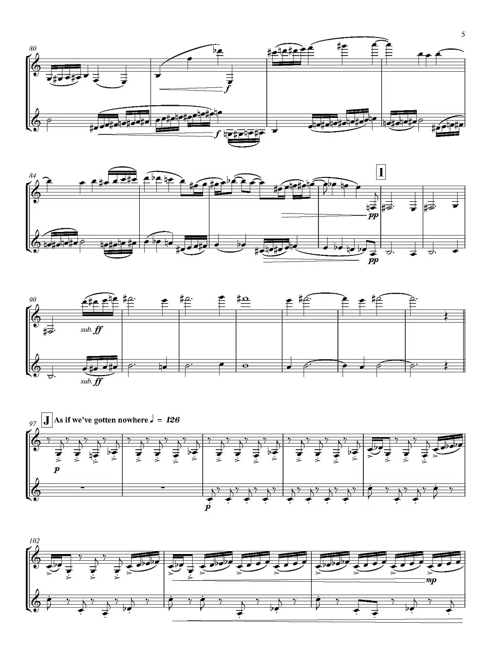 De Alba - Quid pro quo for Two B-flat Clarinets