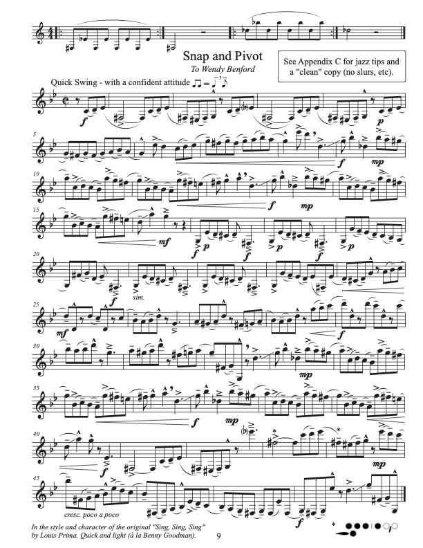 Denny-Chambers - Finger Fitness Etudes for Clarinet, Book 3