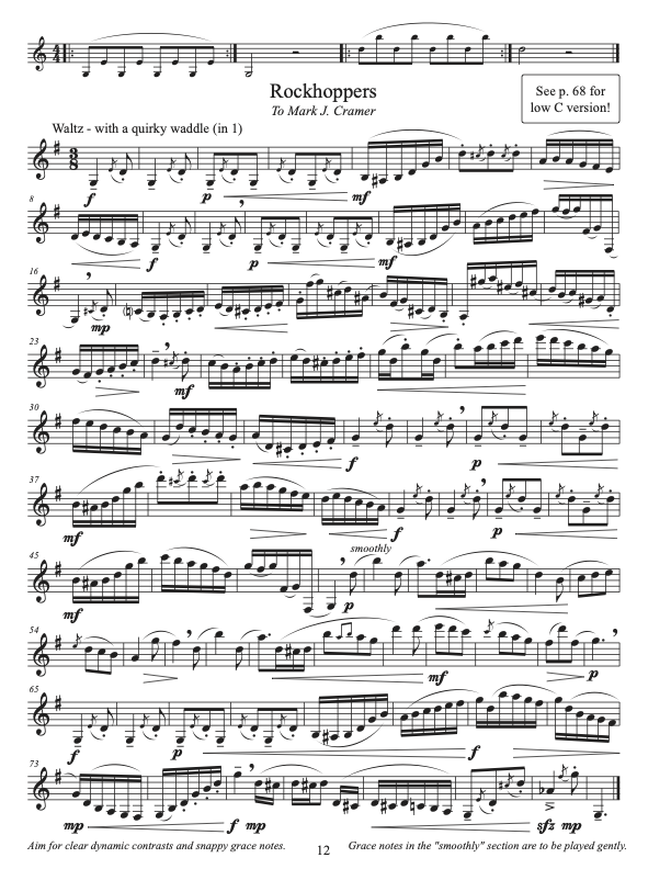 Denny-Chambers - Finger Fitness Etudes for Clarinet, Book 3