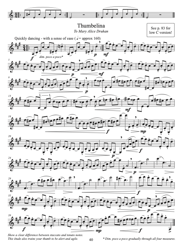 Denny-Chambers - Finger Fitness Etudes for Clarinet, Book 3