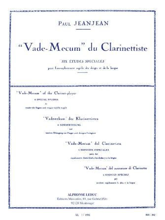 JeanJean - Vade-Mecum for the Clarinet