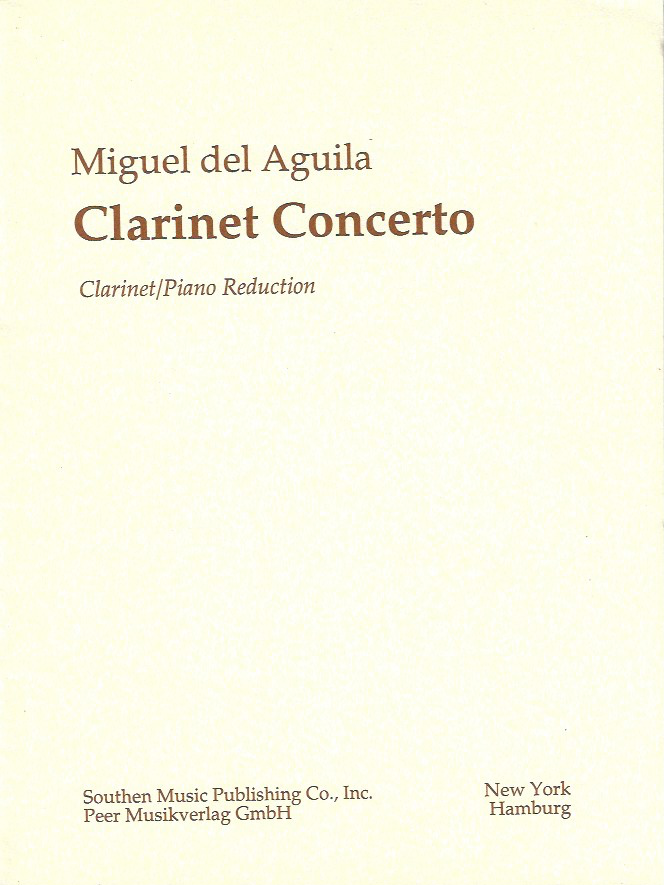 del Águila - Clarinet Concerto (Piano Reduction)