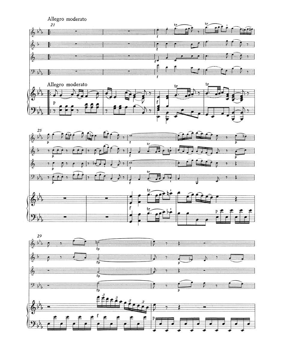 Mozart - Quintet for Piano, Oboe, Clarinet, Horn and Bassoon in E-flat major, K. 452