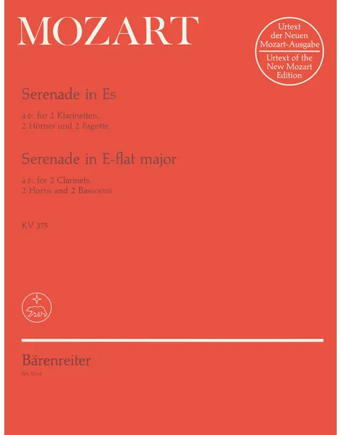 Mozart - Serenade No. 11 in E-flat major, K. 375 (Sextet Version - Parts)