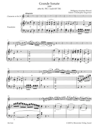 Mozart - Grande Sonate in A Major, K. 581 (B-flat Clarinet and Piano)