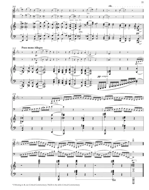 Brahms - Trio in A Minor for Clarinet, Cello, and Piano, Op. 114