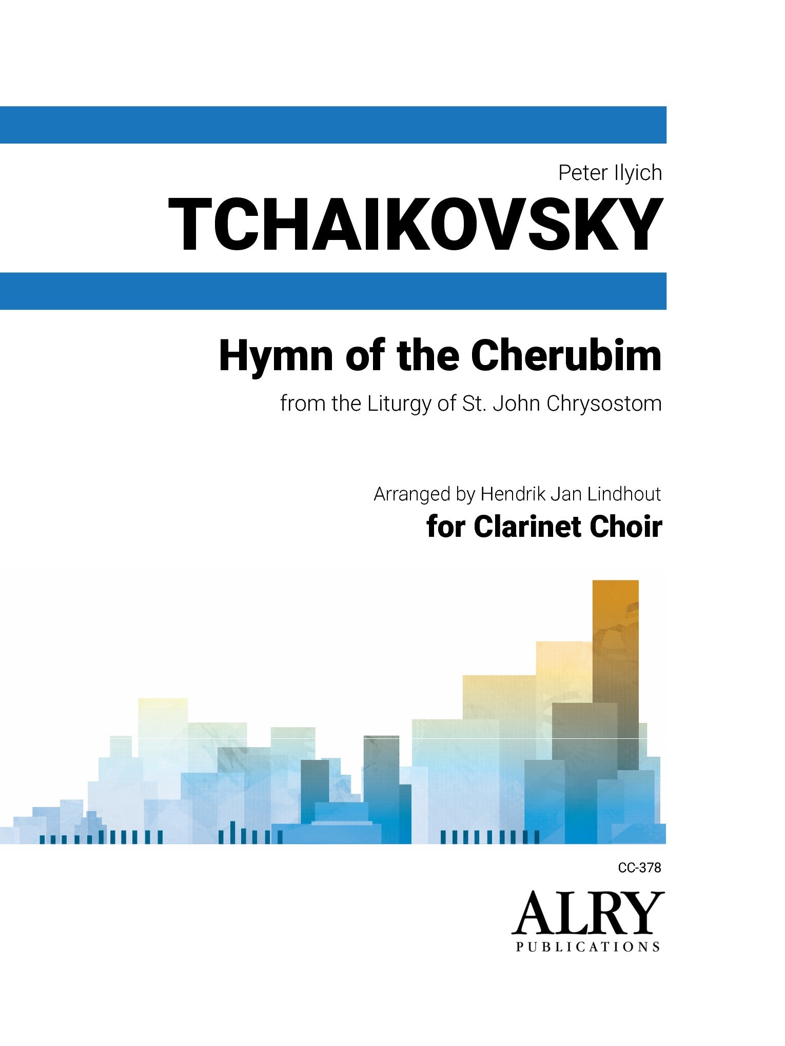 Tchaikovsky (arr. Lindhout) - Hymn of the Cherubim for Clarinet Choir