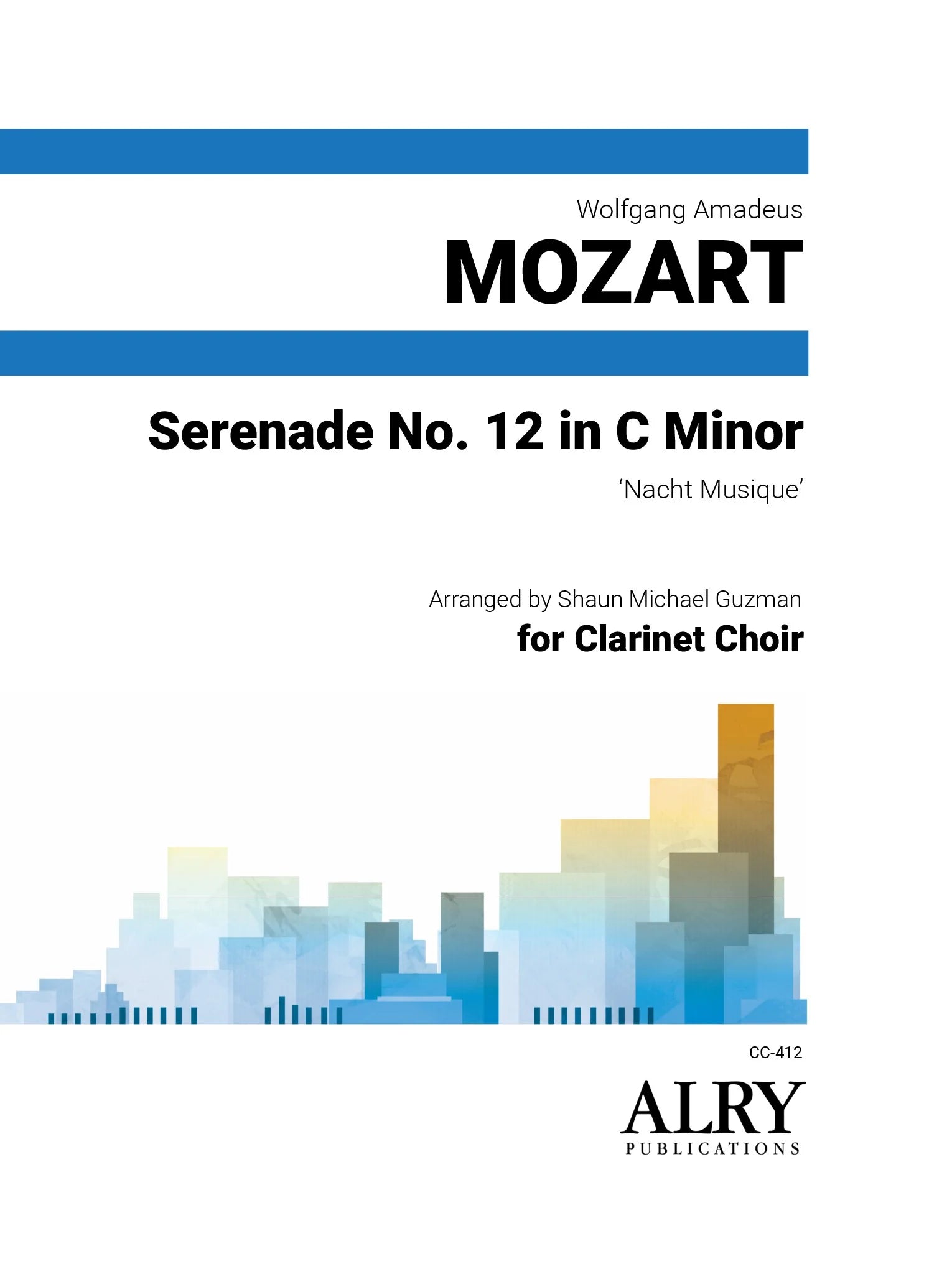 Mozart (arr. Guzman) - Serenade No. 12 in C minor 'Nacht Musique' for Clarinet Choir