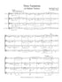 Beach (arr. Curtis) - Three Variations on Balkan Themes for Clarinet Quartet