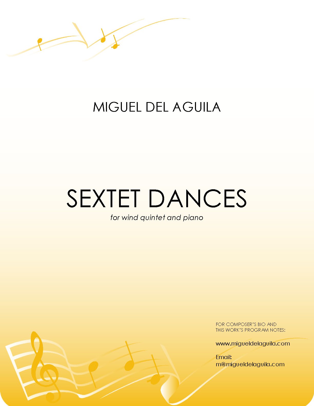del Águila - Sextet Dances for Wind Quintet and Piano