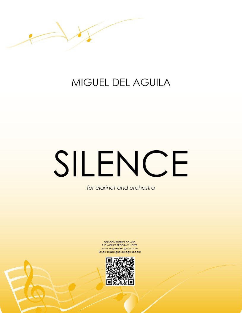 del Águila - Silence - Full Score Only
