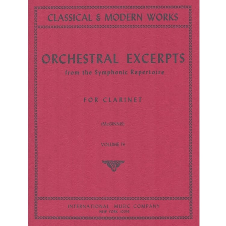 McGinnis - Orchestral Excerpts from the Symphonic Repertoire, Volume 4
