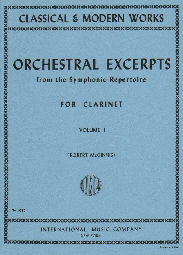 McGinnis - Orchestral Excerpts from the Symphonic Repertoire, Volume 1