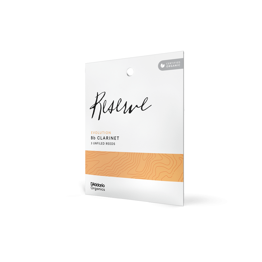 D'Addario's Organic Reserve Evolution - B-flat Clarinet - Pack of 3