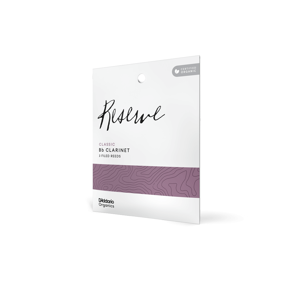 D'Addario's Organic Reserve Classic - B-flat Clarinet - Pack of 3