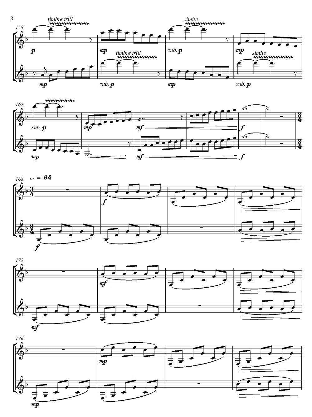 De Alba - Muni-Muni for Two Bass Clarinets