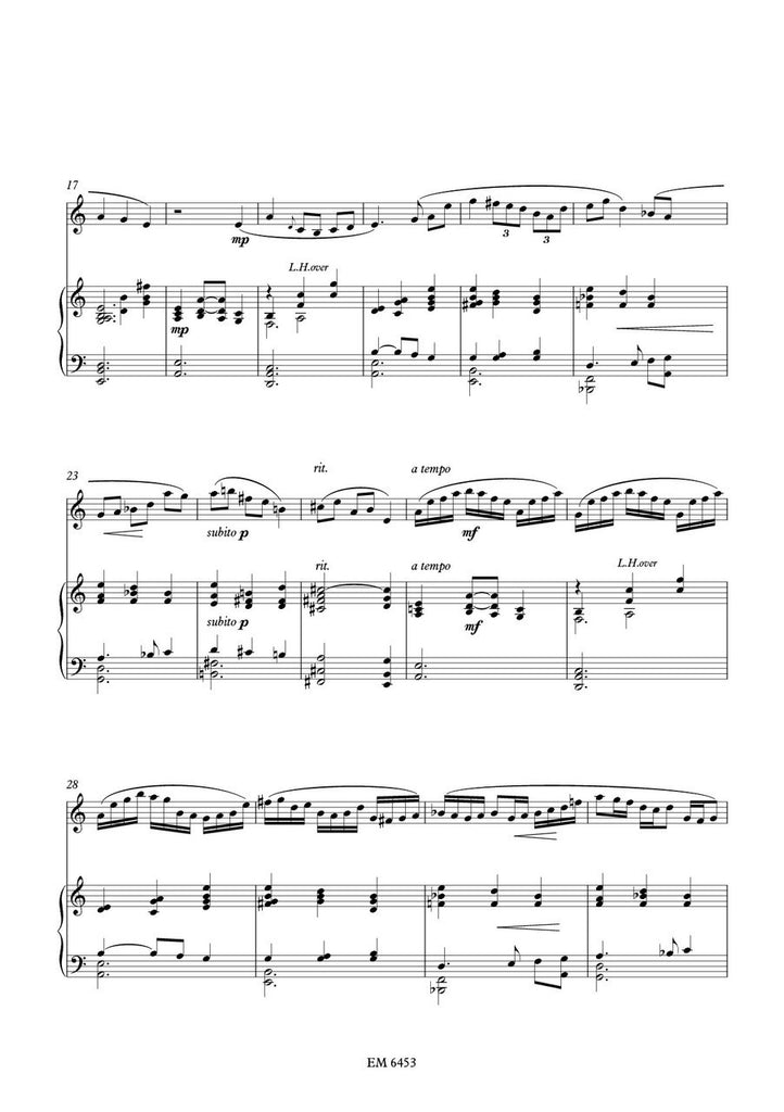 Chatrou - Arabesque for Clarinet and Piano