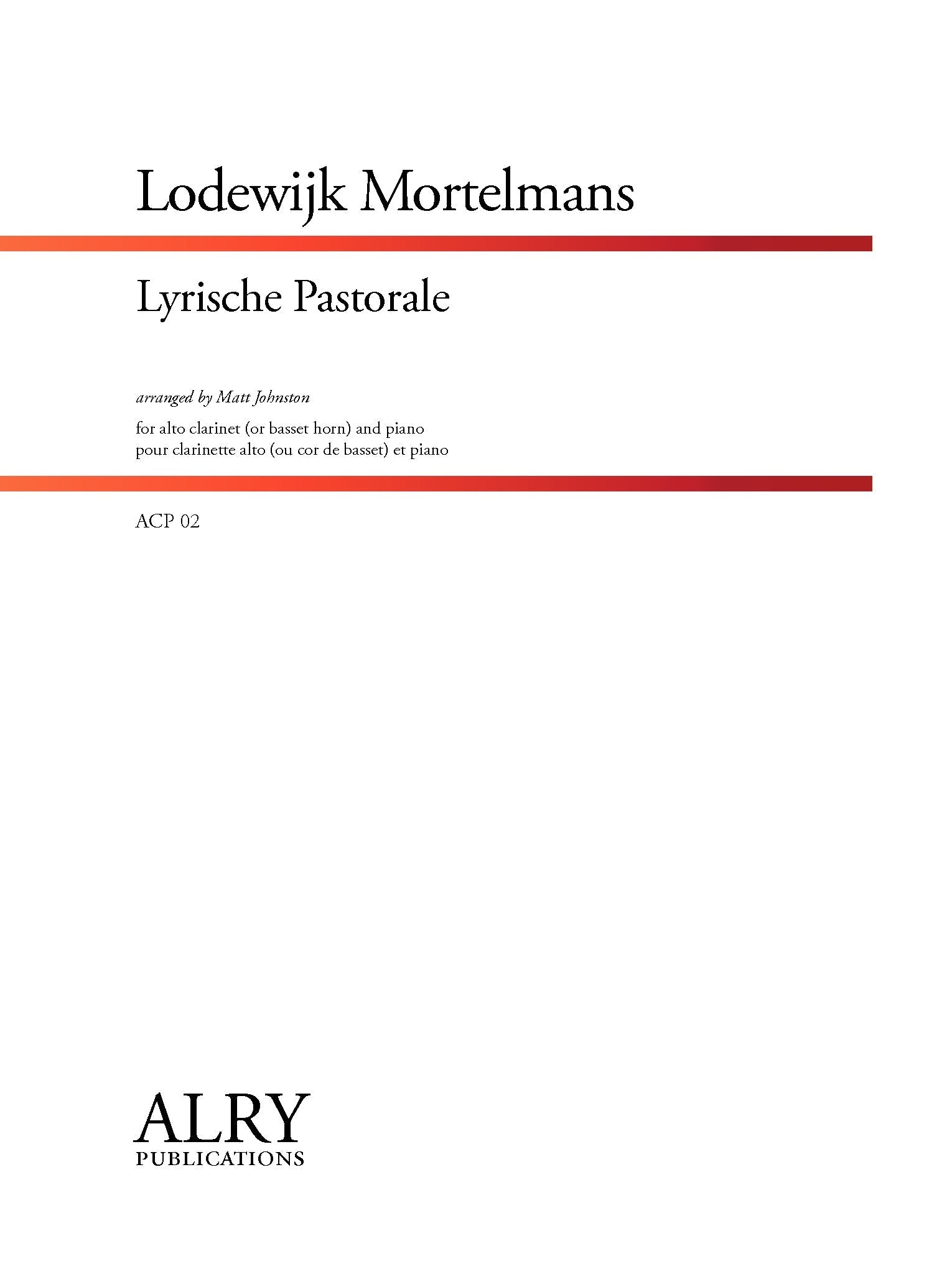 Mortelmans (arr. Johnston) - Lyrische Pastorale