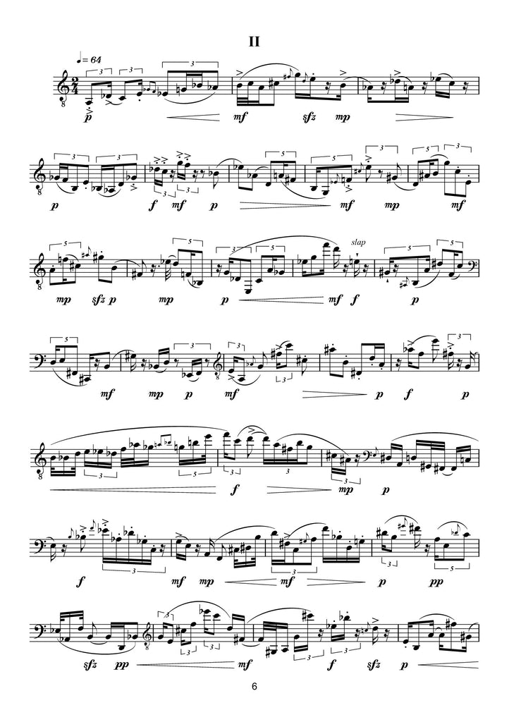 Durán-Loriga - ¡Un trilobite! for Bass Clarinet Solo