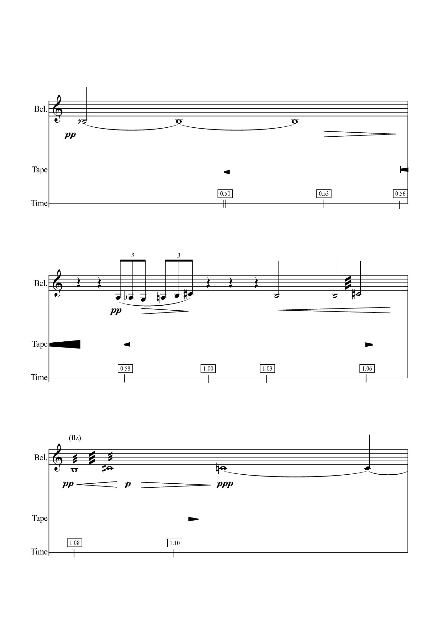 Carvajal-Gomez - Resonancias "Lutum" for Bass Clarinet and Tape