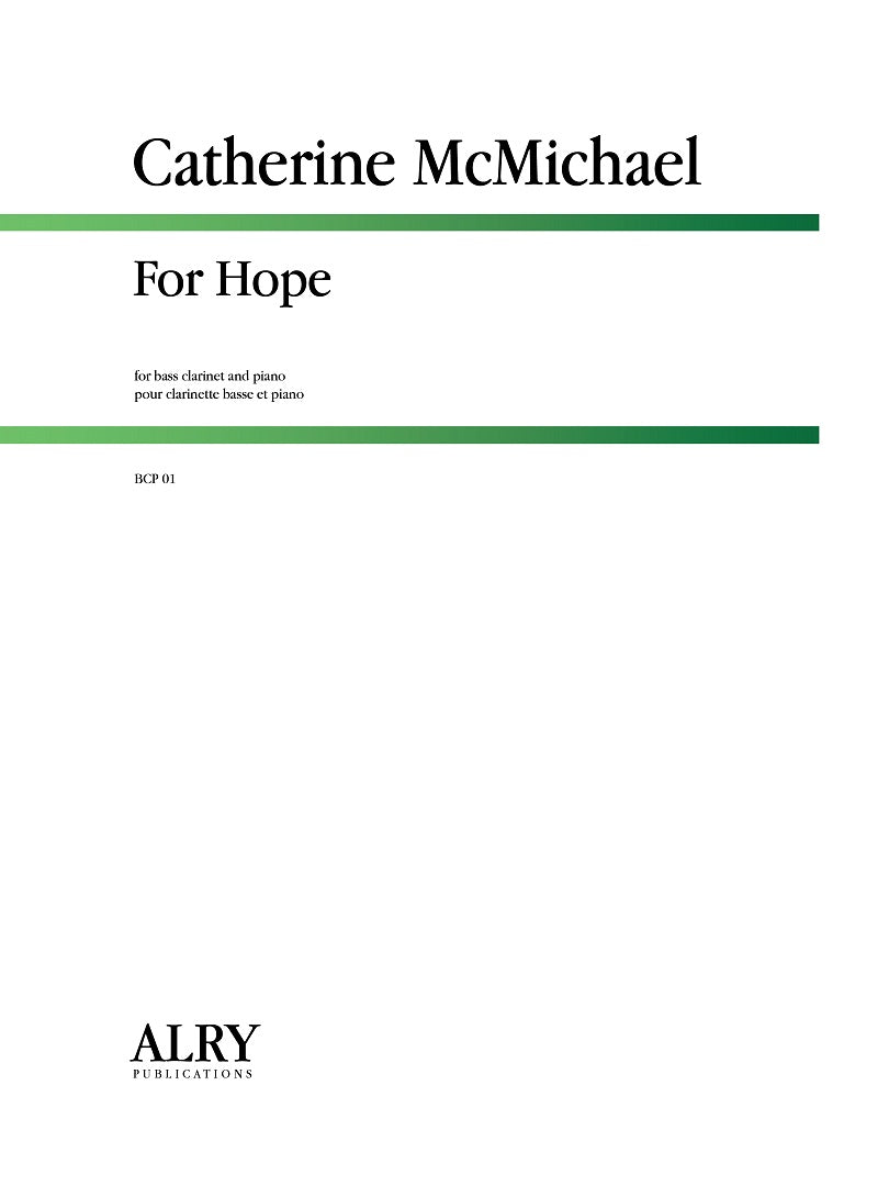McMichael - For Hope for Bass Clarinet and Piano