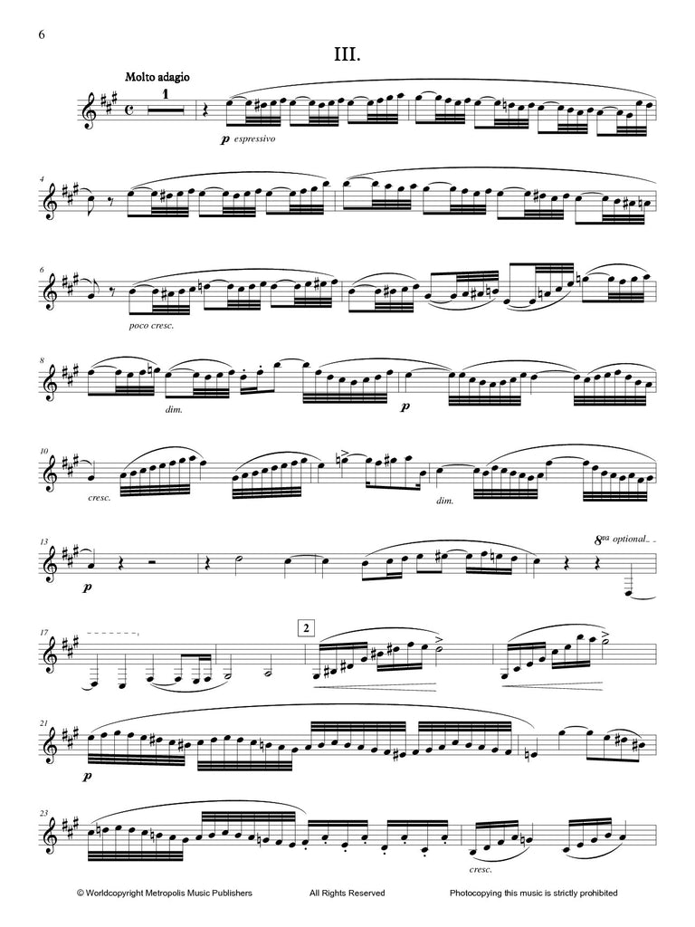 Saint-Saens - Sonate, Op. 168 for Bass Clarinet and Piano