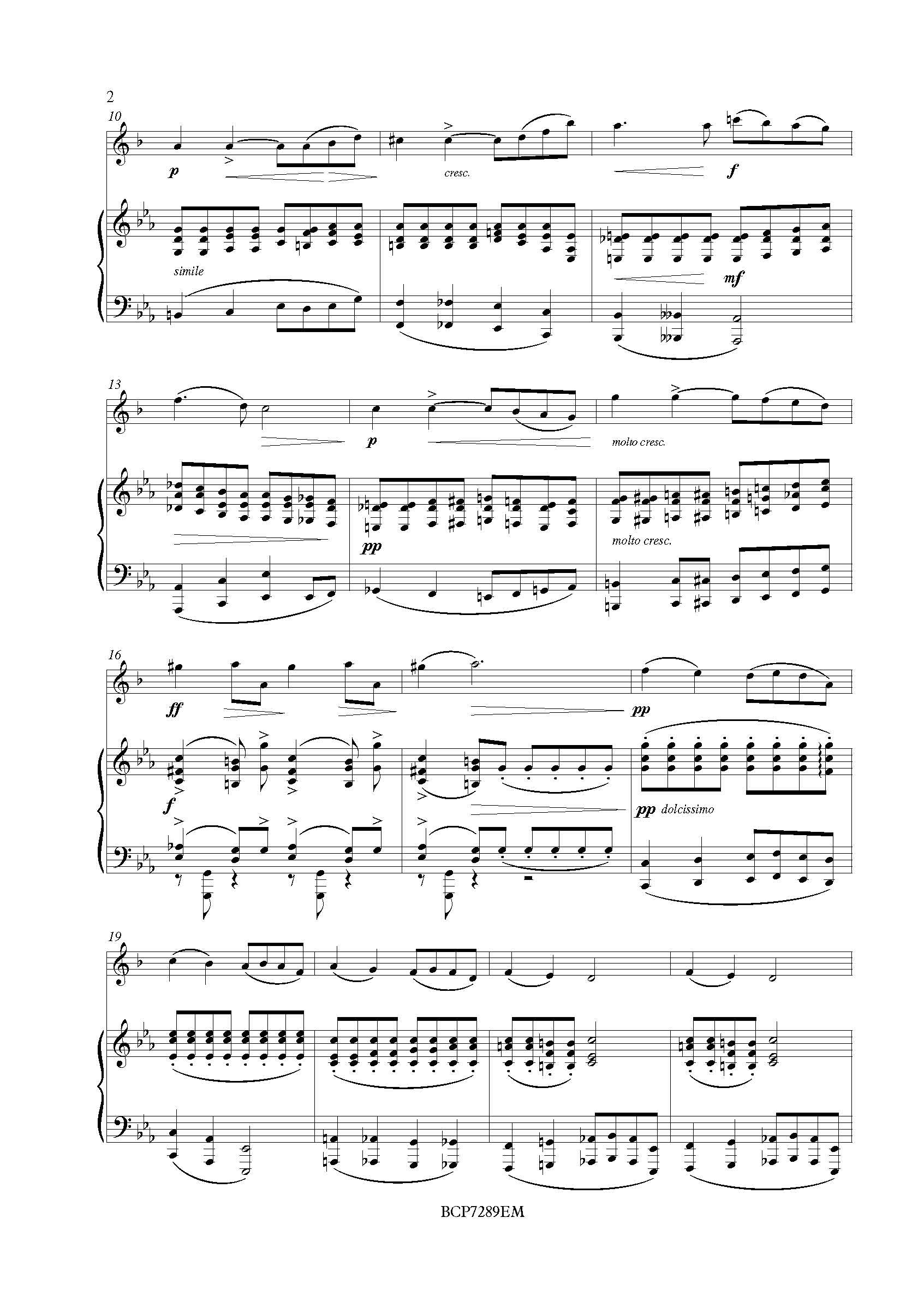 Faure - Elegie, Op. 24 for Bass Clarinet and Piano