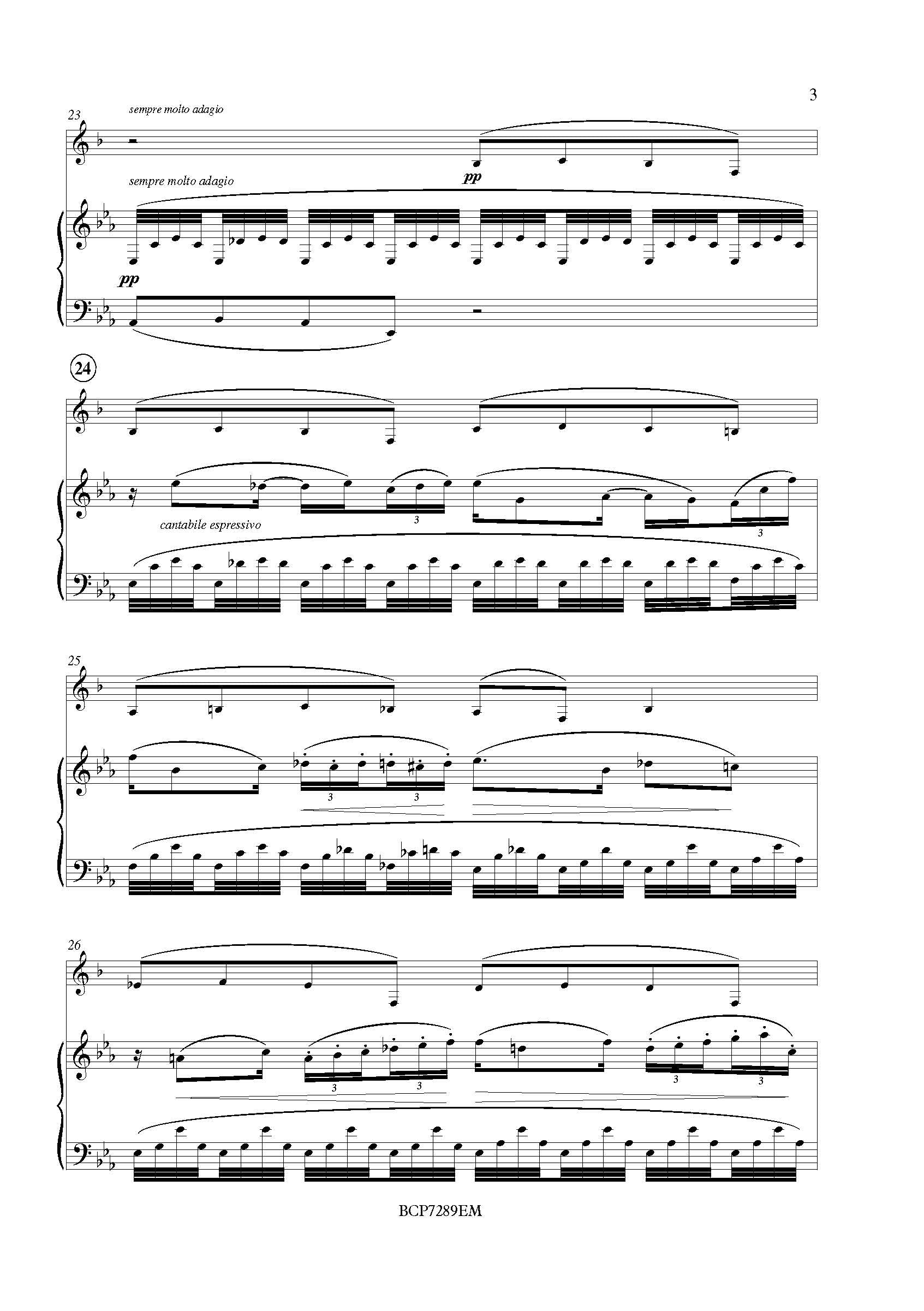 Faure - Elegie, Op. 24 for Bass Clarinet and Piano