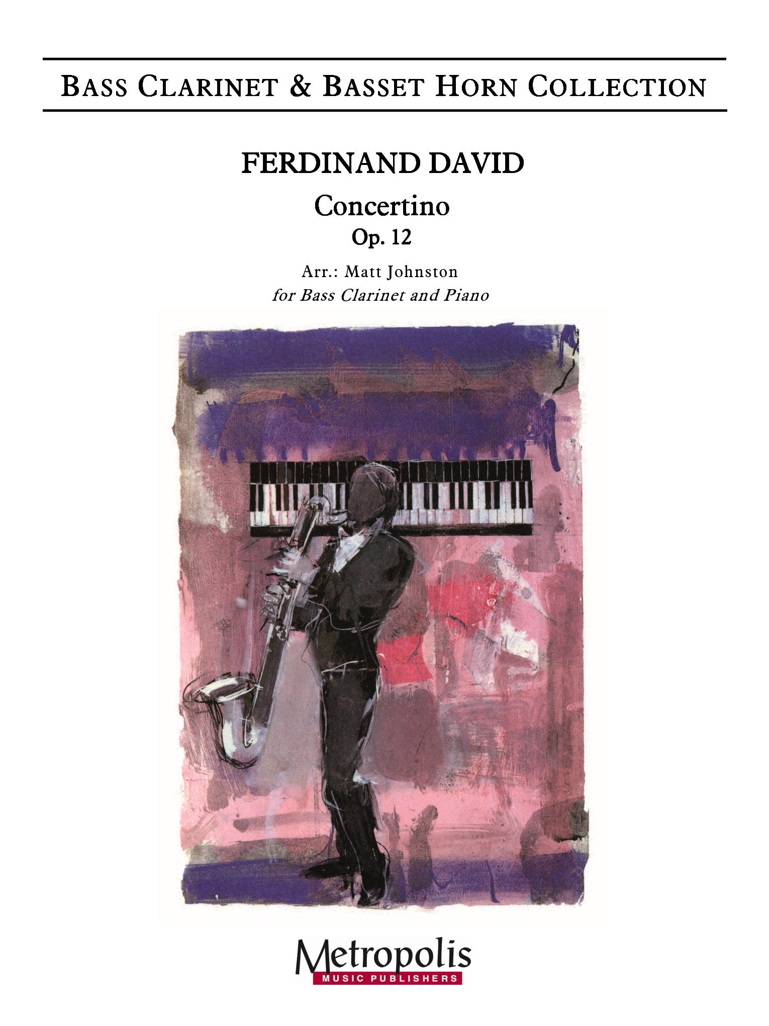David - Concertino, Op. 12 for Bass Clarinet and Piano
