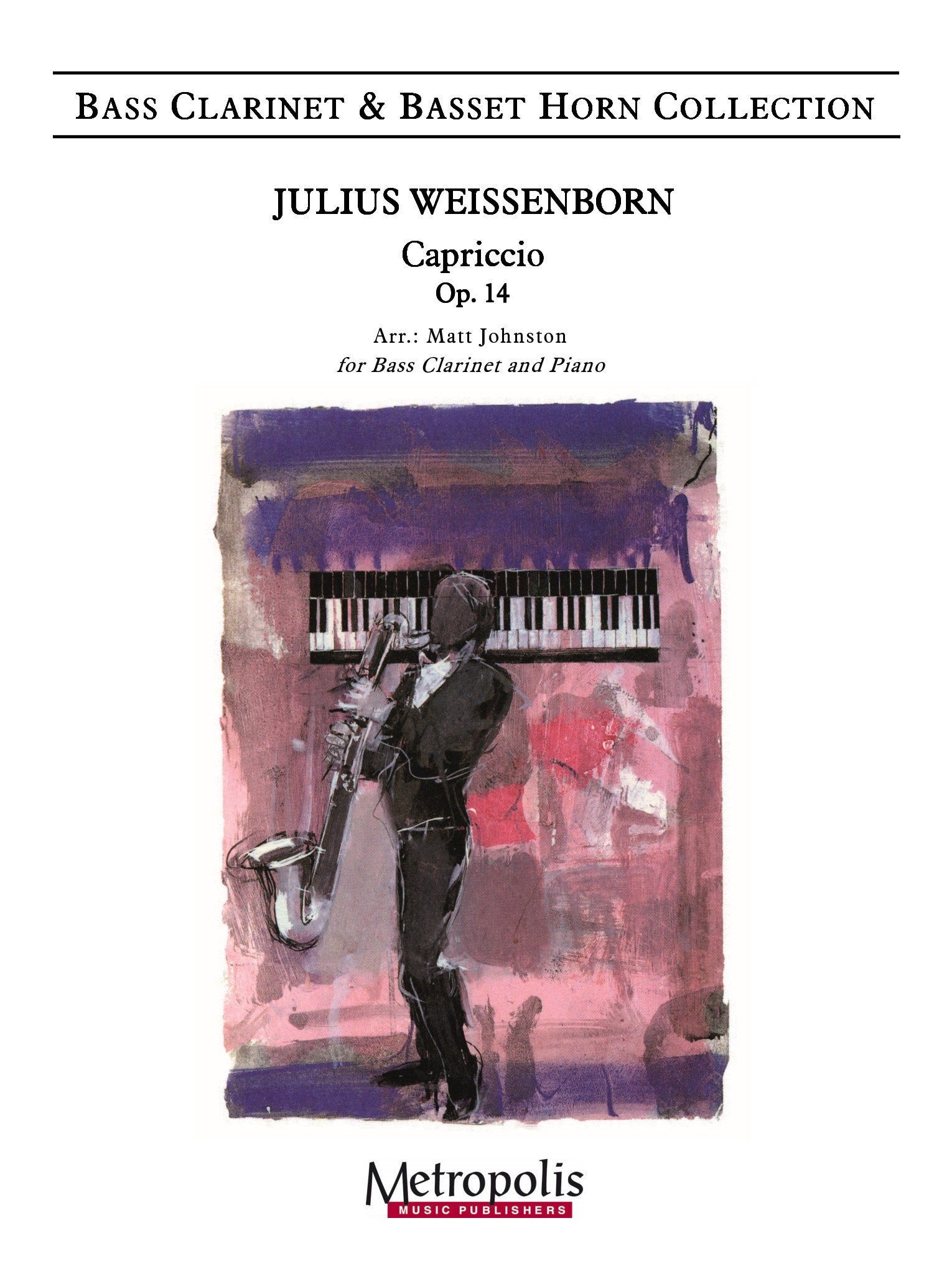 Weissenborn - Capriccio, Op. 14 for Bass Clarinet and Piano