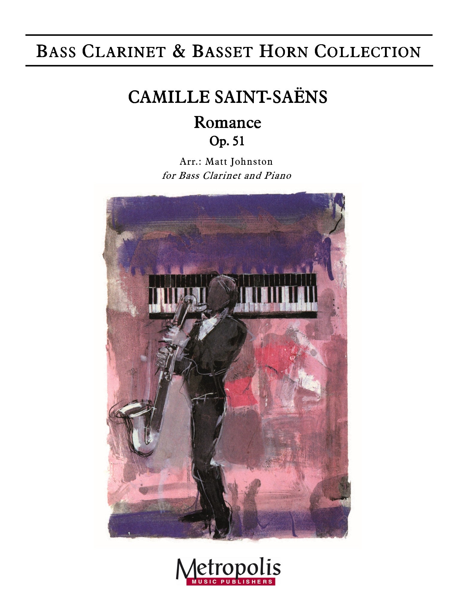 Saint-Saens - Romance, Op. 51 for Bass Clarinet and Piano
