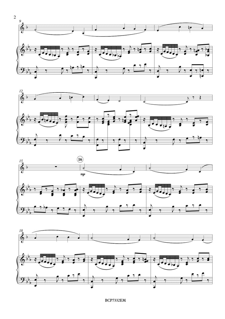 Saint-Saens - Romance, Op. 51 for Bass Clarinet and Piano
