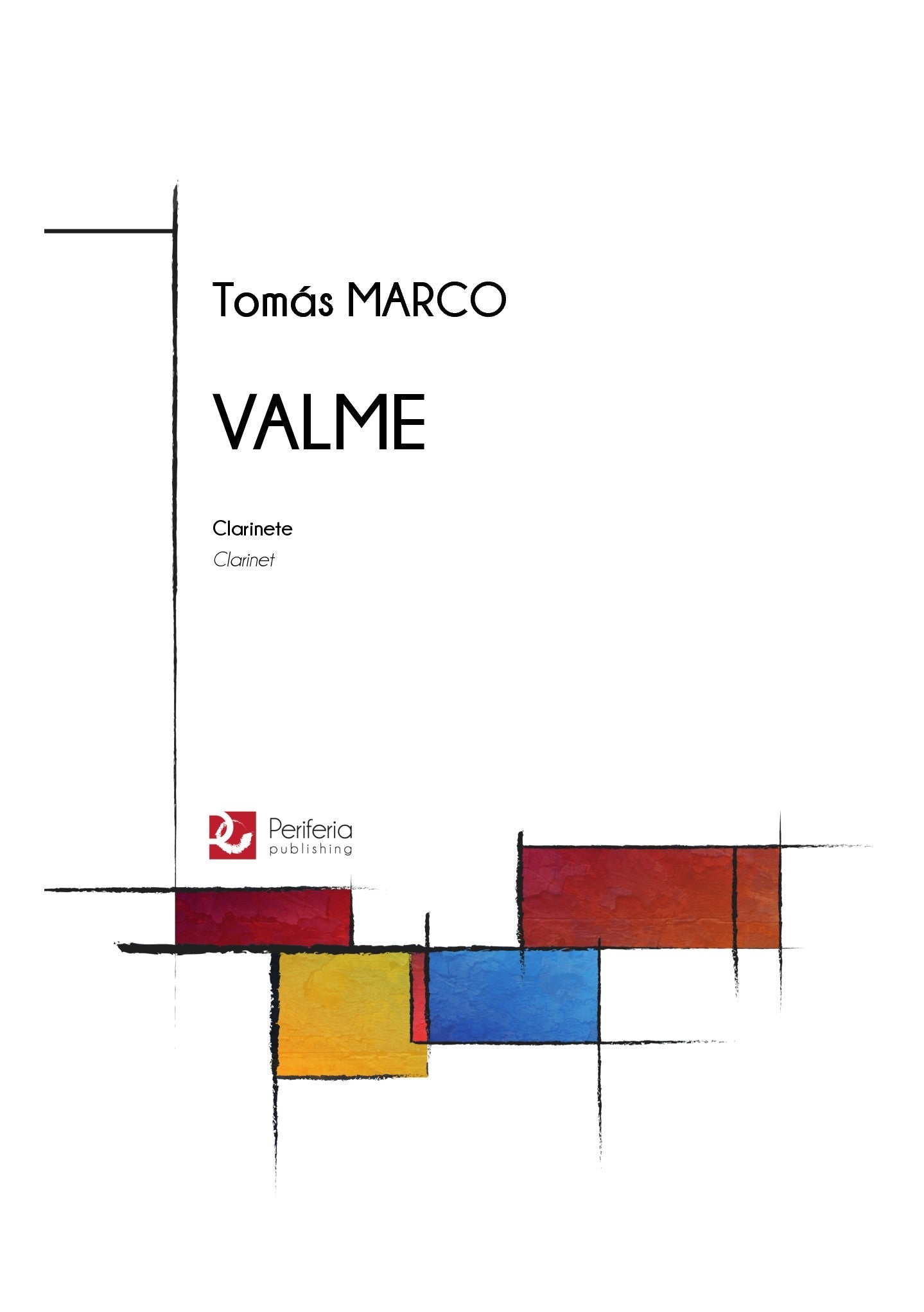 Marco - Valme for Clarinet Solo