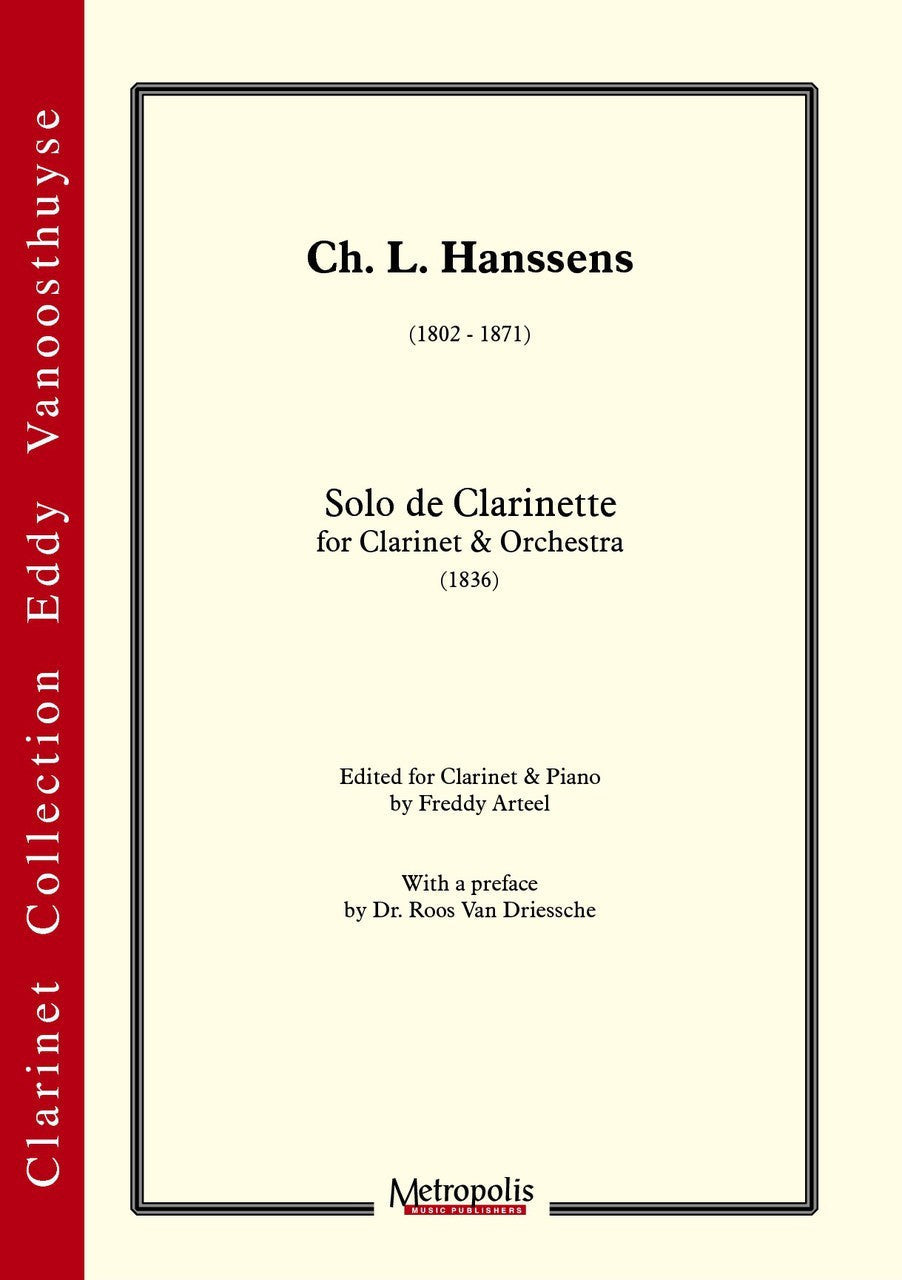 Hanssens - Solo pour Clarinette