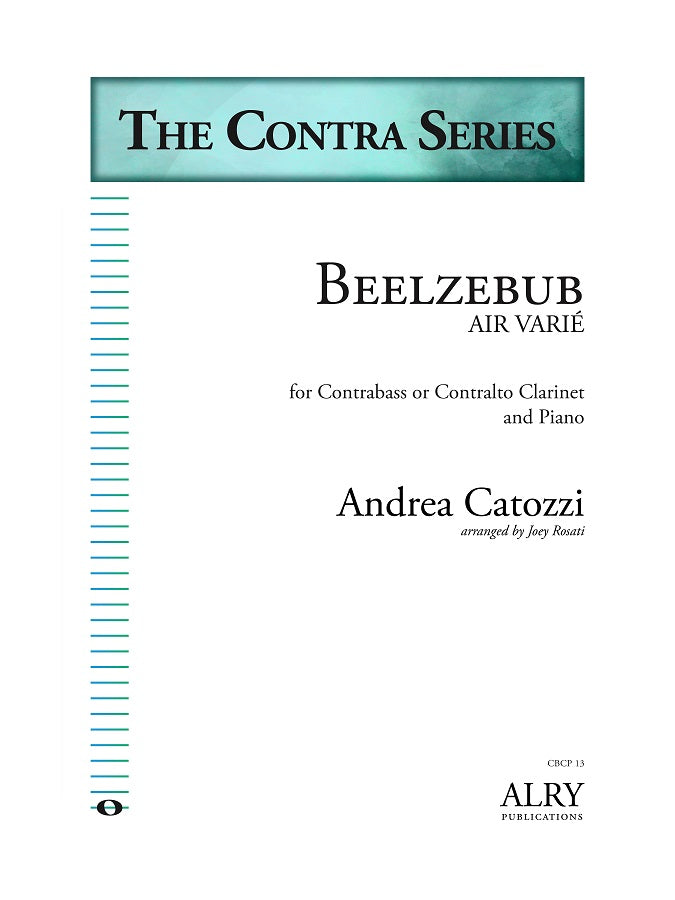 Catozzi (arr. Rosati) - Beelzebub for Contra Clarinet and Piano