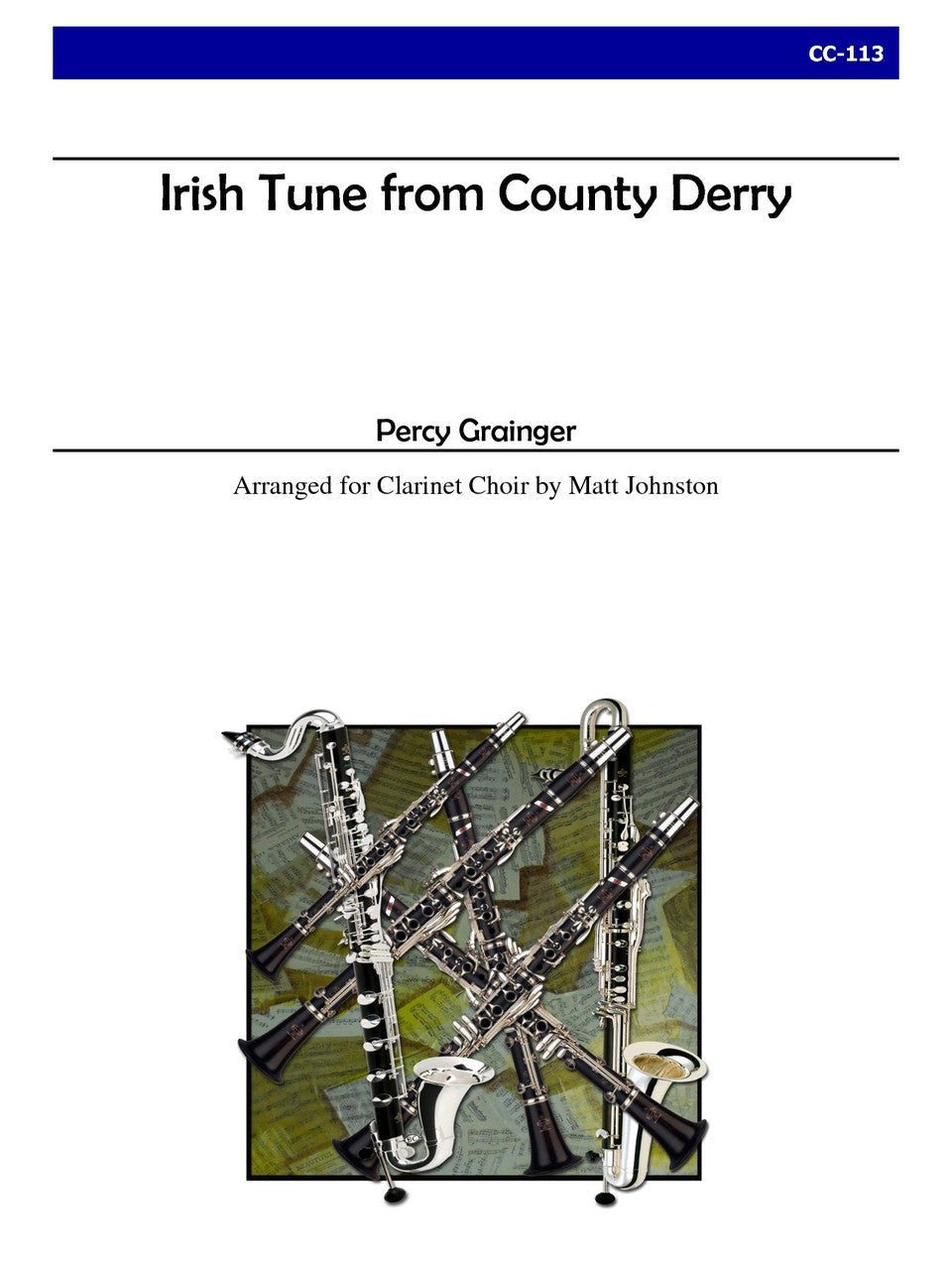 Grainger (arr. Matt Johnston) - Irish Tune from County Derry for Clarinet Choir