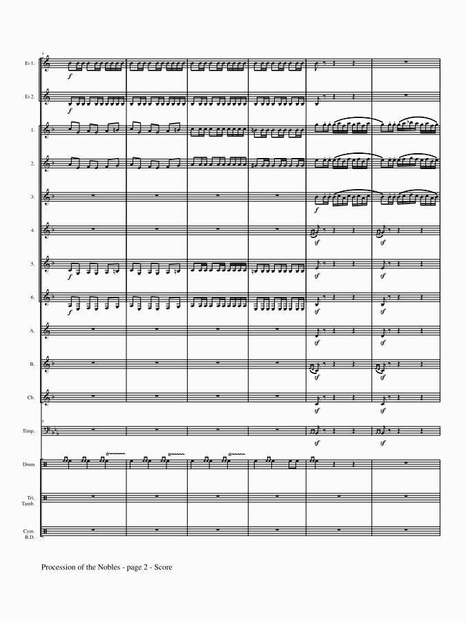Rimsky-Korsakov (arr. Matt Johnston) - Procession of the Nobles from 'Mlada' for Clarinet Choir