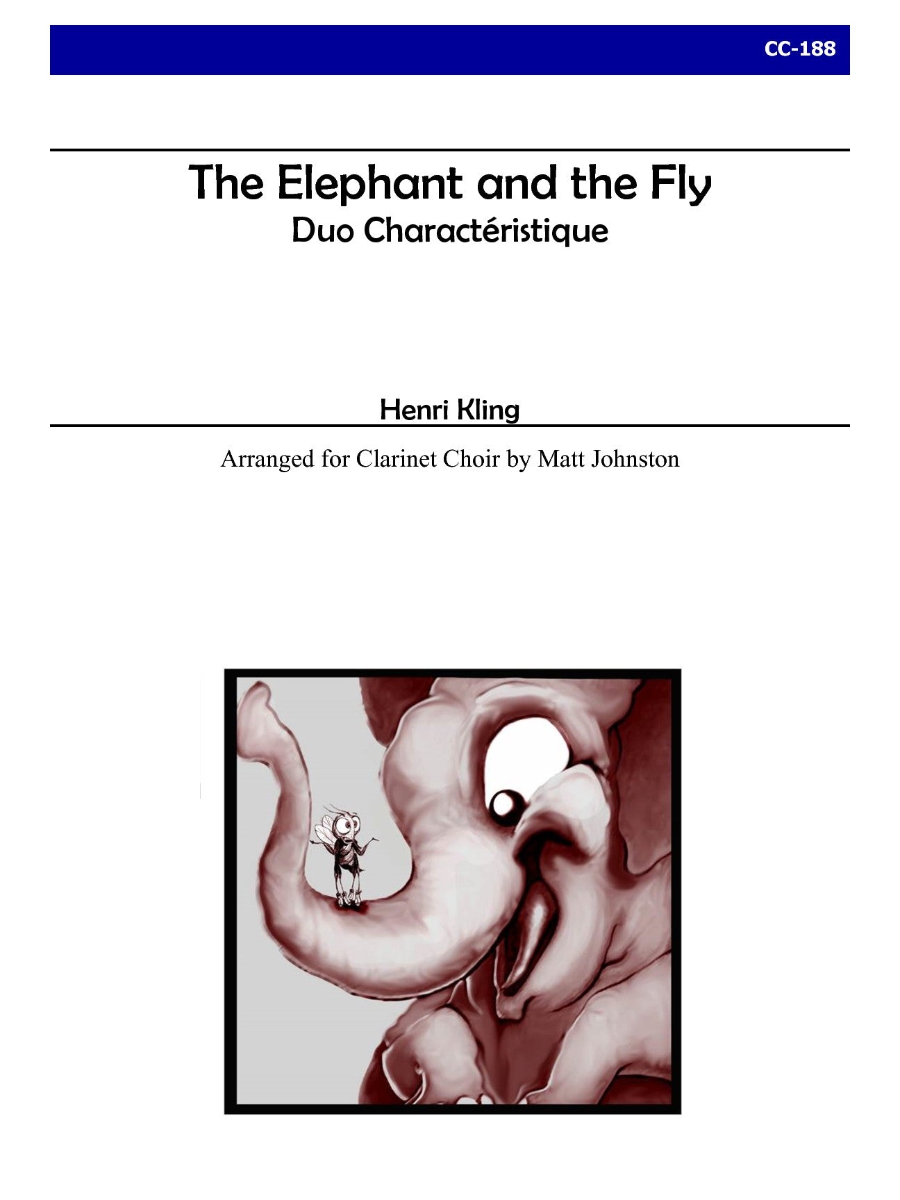 Kling (arr. Johnston) - The Elephant and the Fly for Solo Piccolo and Trombone and Clarinet Choir