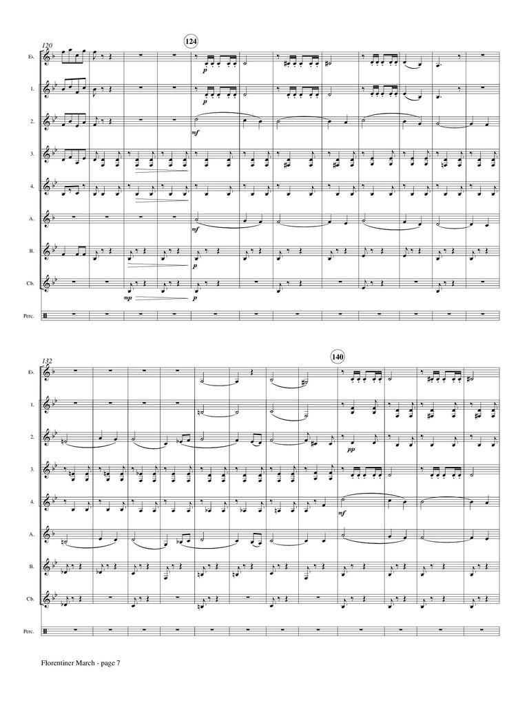 Fucik (arr. Johnston) - Florentiner March for Clarinet Choir