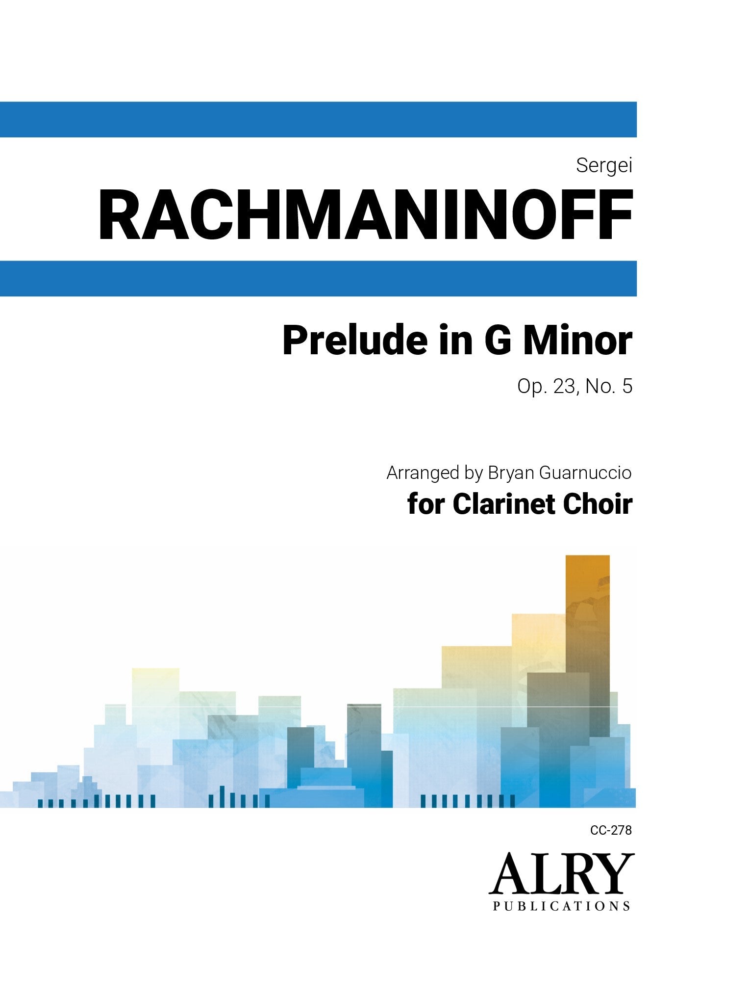 Rachmaninoff (arr. Guarnuccio) - Prelude in G Minor, Op. 23, No. 5 for Clarinet Choir