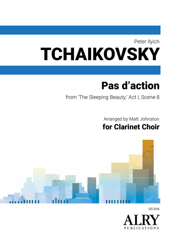 Tchaikovsky (arr. Johnston) - Pas d'action from The Sleeping Beauty for Clarinet Choir