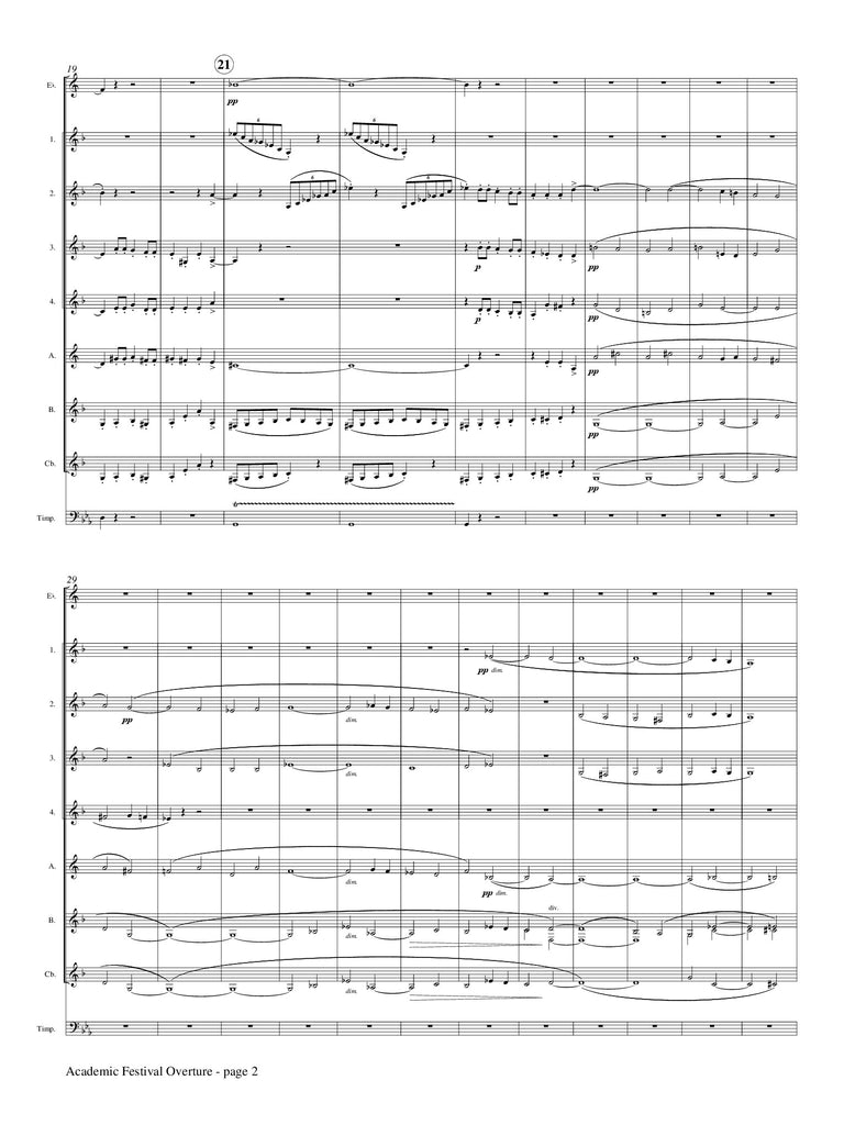 Brahms (arr. Hendrik Jan Lindhout) -  Academic Festival Overture, Op. 80 for Clariner Choir