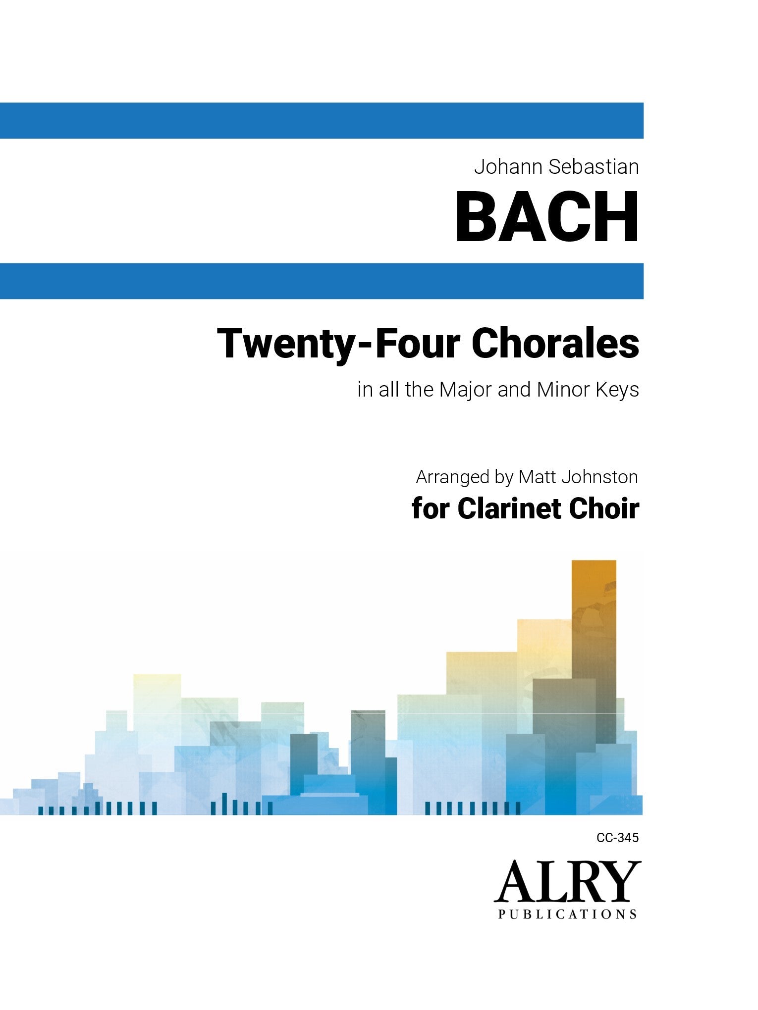 Bach (arr. Matt Johnston) - Twenty-Four Chorales for Clarinet Choir