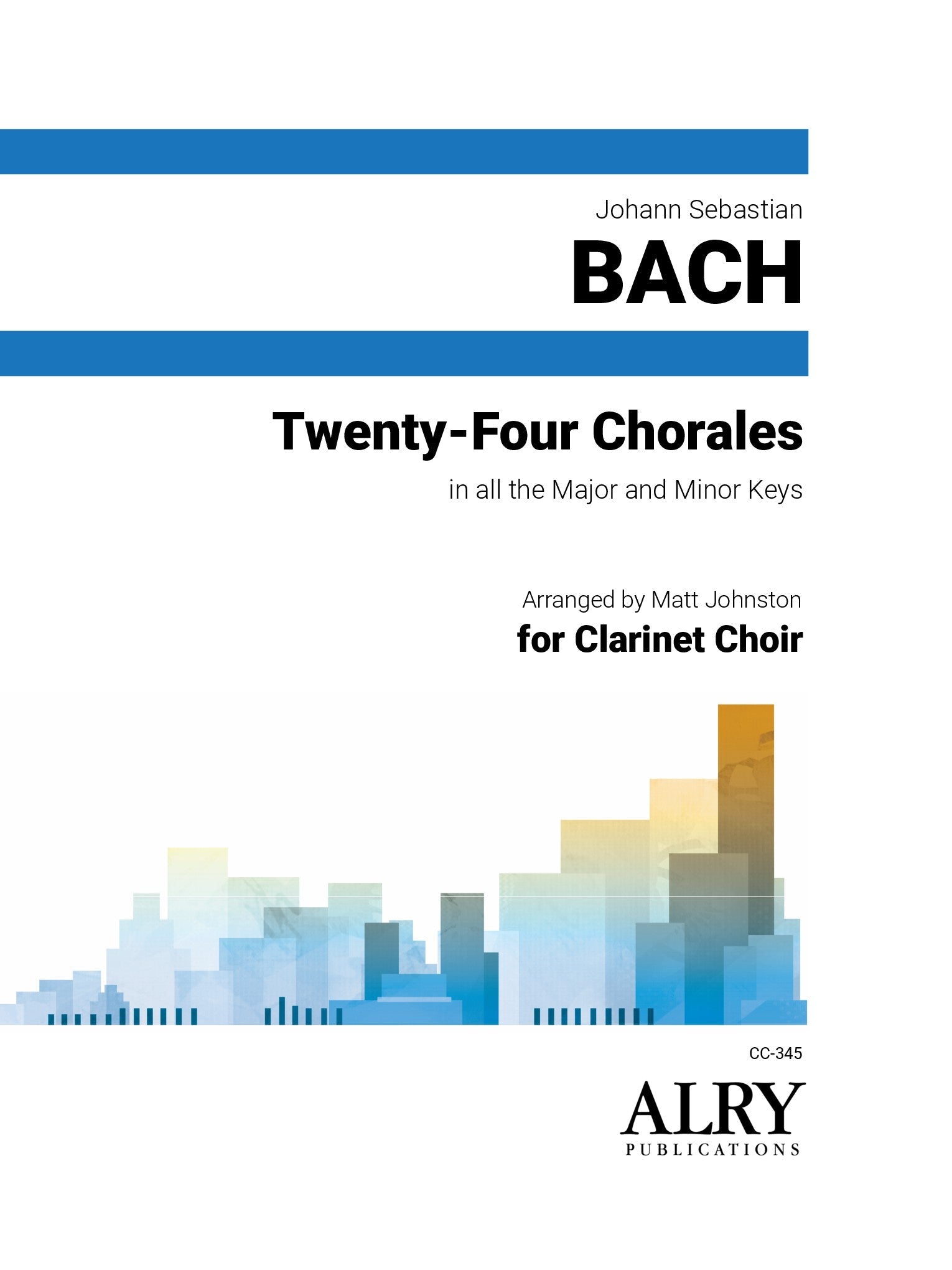 Bach (arr. Johnston) - Twenty-Four Chorales for Clarinet Choir