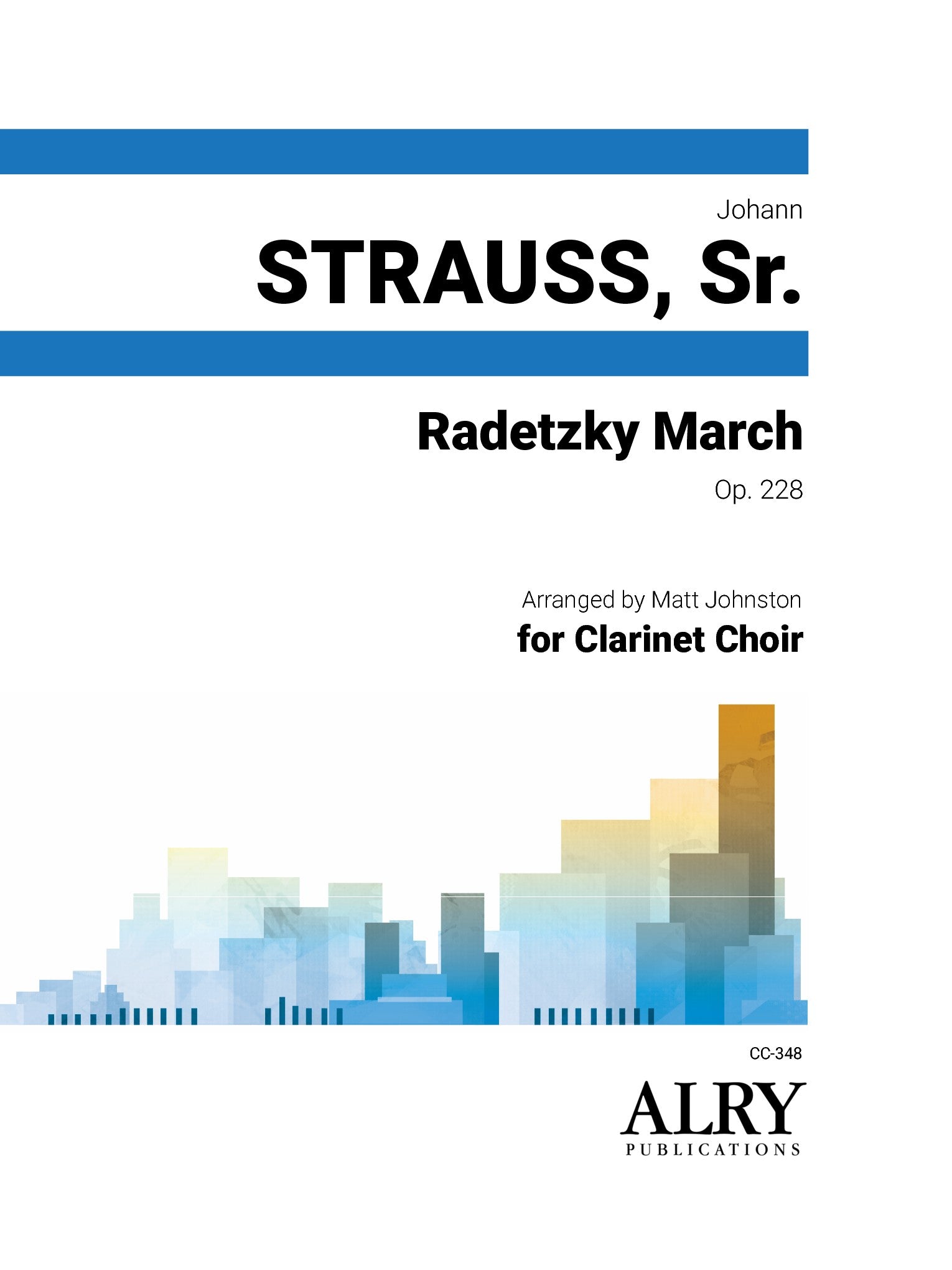 Strauss, Sr. (arr. Johnston) - Radetzky March Op. 228 for Clarinet Choir